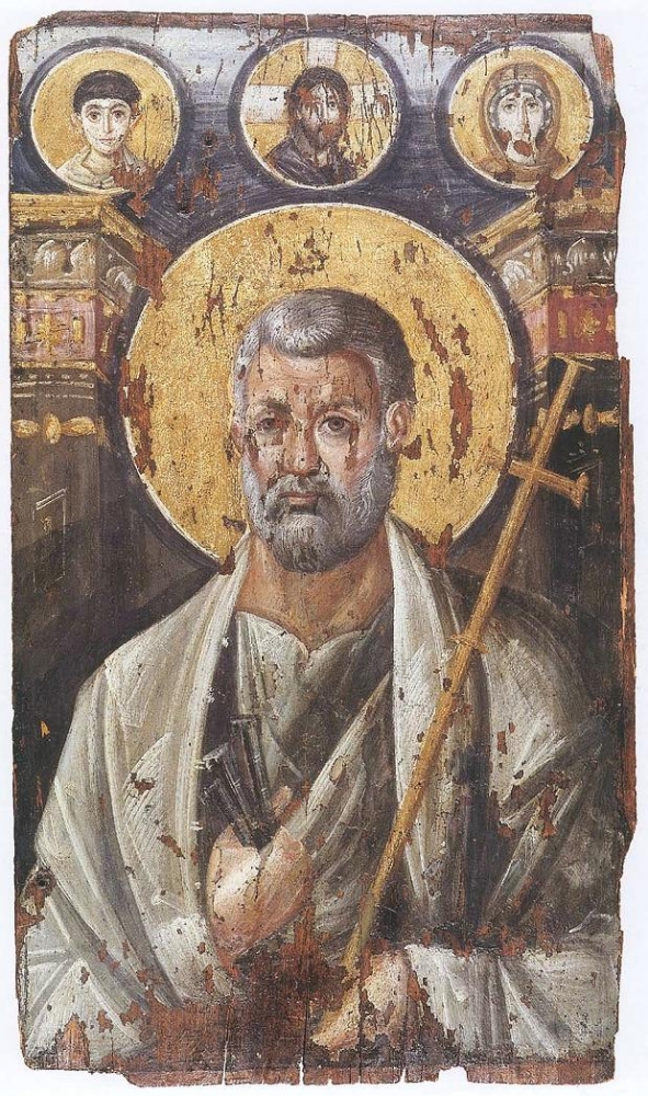 Апостол Петр. Монастырь св. Екатерины на Синае, VI в.